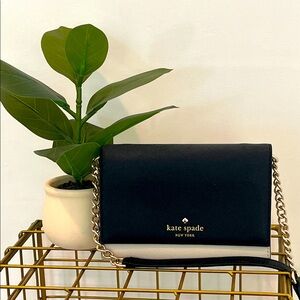 Kate Spade Black and Cream Crossbody Bag